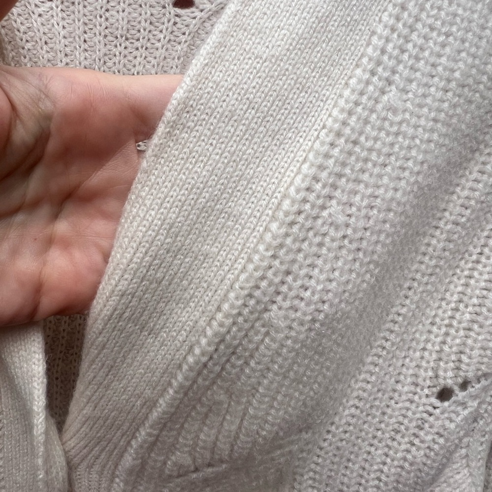 Elie Tahari Cream Cashmere Cardigan - Picture 4 of 11